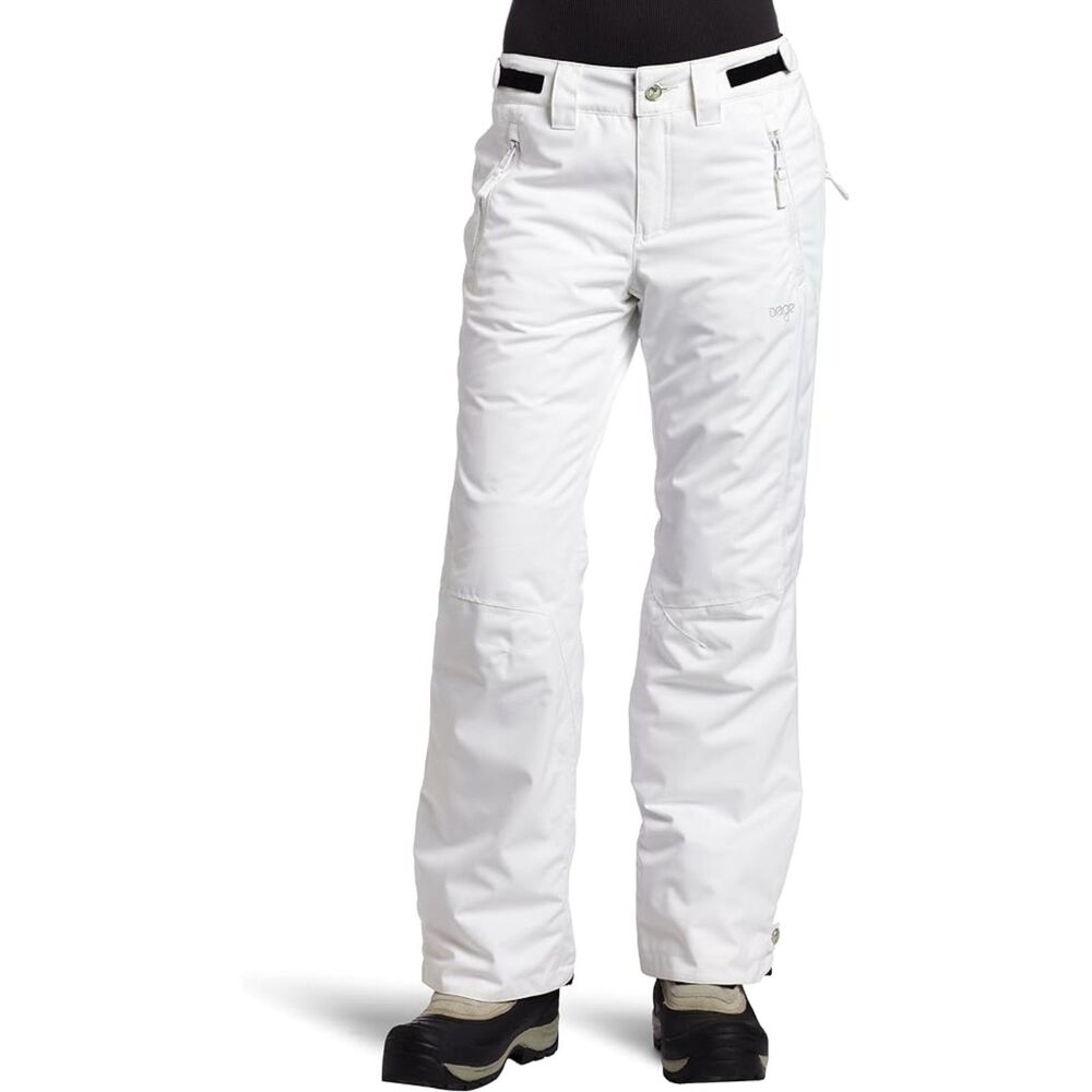 ORAGE White Alva Insulated Prime 10 Snowboard Snow Ski Pants Size XL